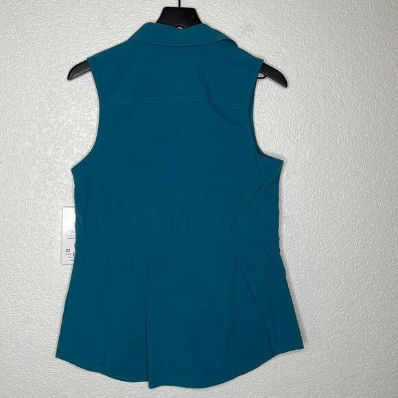 Athleta Levitate Teal Sleeveless Top NWT Size M - Picture 4 of 9